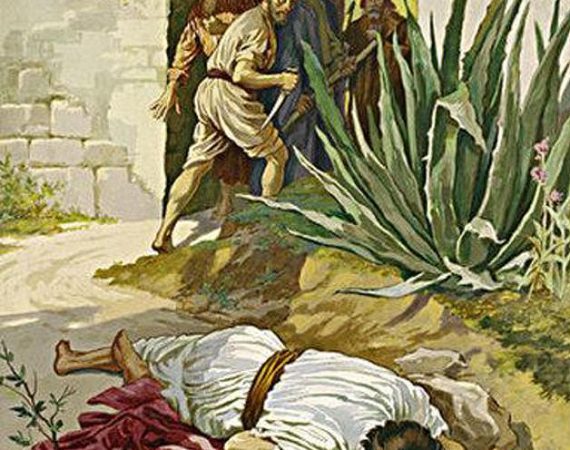 el derecho y la justicia , respeto. de los Mandamientos. y fidelidad a la Alianza. Al contrario, vio. sangre derramada y gritos de horror : infidelidad, injusticia, corrupción, violencia... Muchas manifestaciones religiosas, sin verdadera. adhesión a Dios.