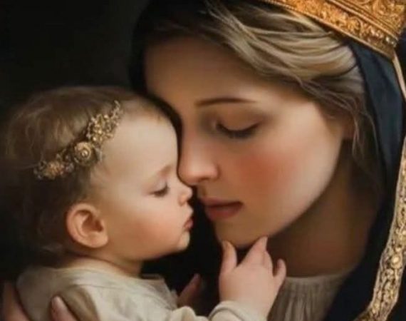 maria reina y el niño